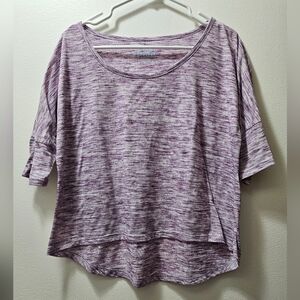 Women's Purple Heathered Top